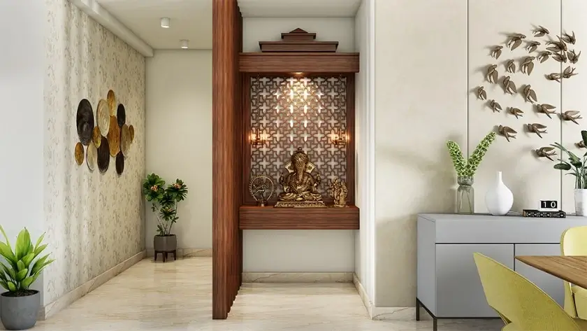 Wall Cupboard for Puja